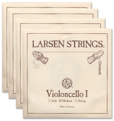 Larsen Original Cello String Medium Set (4/4-1/8)