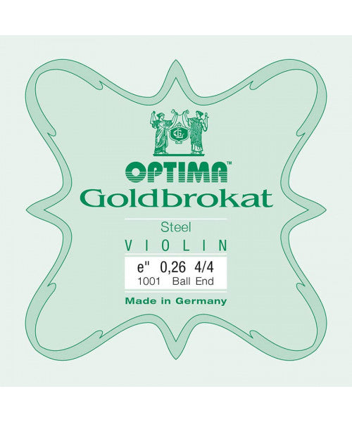 Optima Goldbrokat Violin "E" String Ball Steel #1001