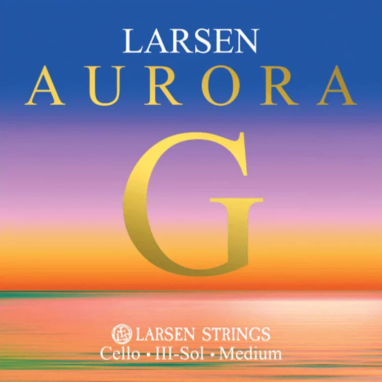 Larsen Aurora Cello String Medium (4/4-1/8) LOOSE