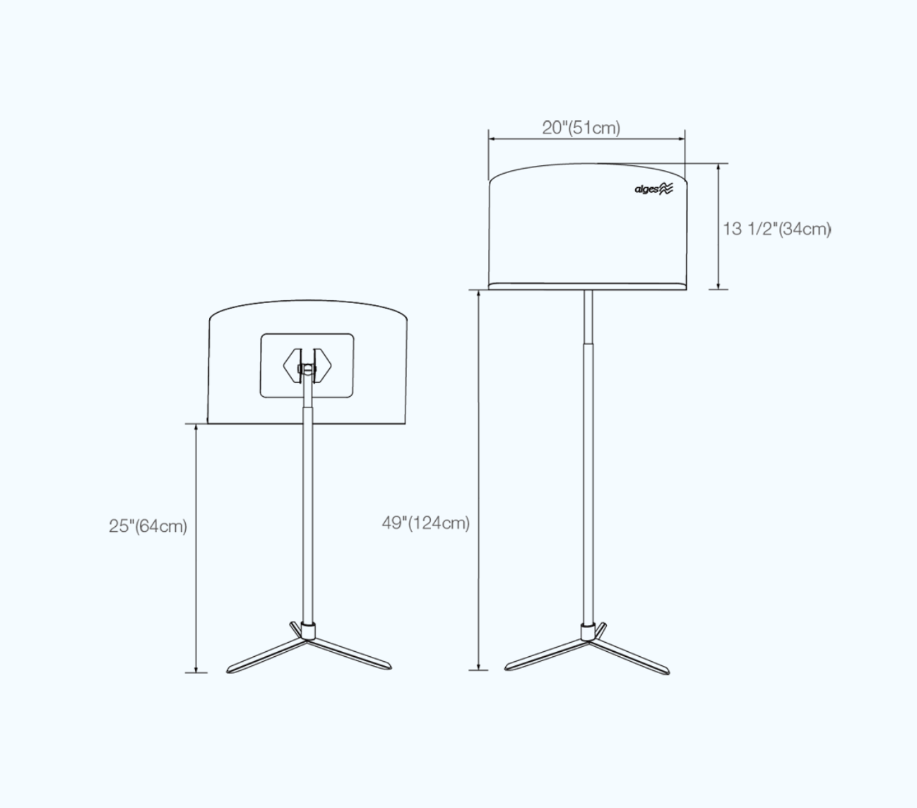 Nocture Music Stand, Single Pack