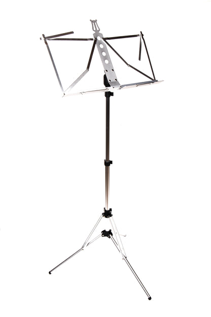 G_G-Alum-Music-Stand-light-weight-with-Clips-and-Bag-Silver