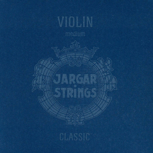 Jargar Violin String Classic "G" Ball Silver Medium (Blue)