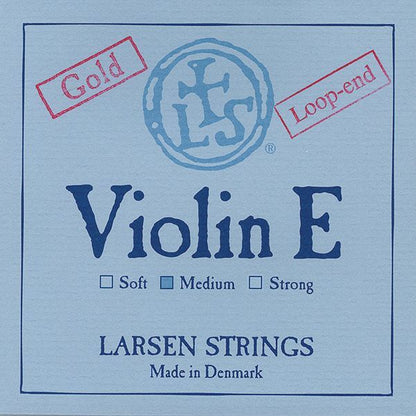 Larsen-Original-Violin-String-LOOSE-E-Gold-Loop-End-Medium