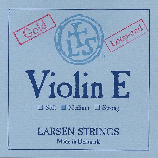 Larsen-Original-Violin-String-LOOSE-E-Gold-Loop-End