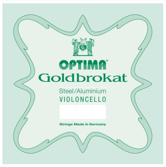 Optima Goldbrokat Cello "A" String 4/4 Aluminium