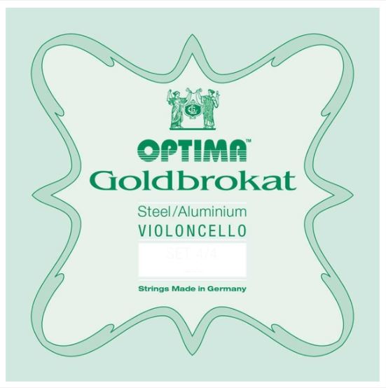 Optima-Goldbrokat-Cello-D-String-4/4-Aluminium