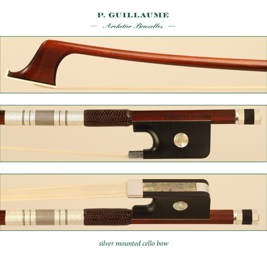 Pierre-Guillaume-Cello-Bow-Silver-Mounted