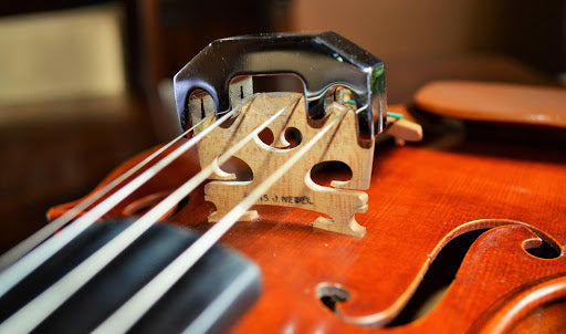 Violin Mute Practice Metal Chrome