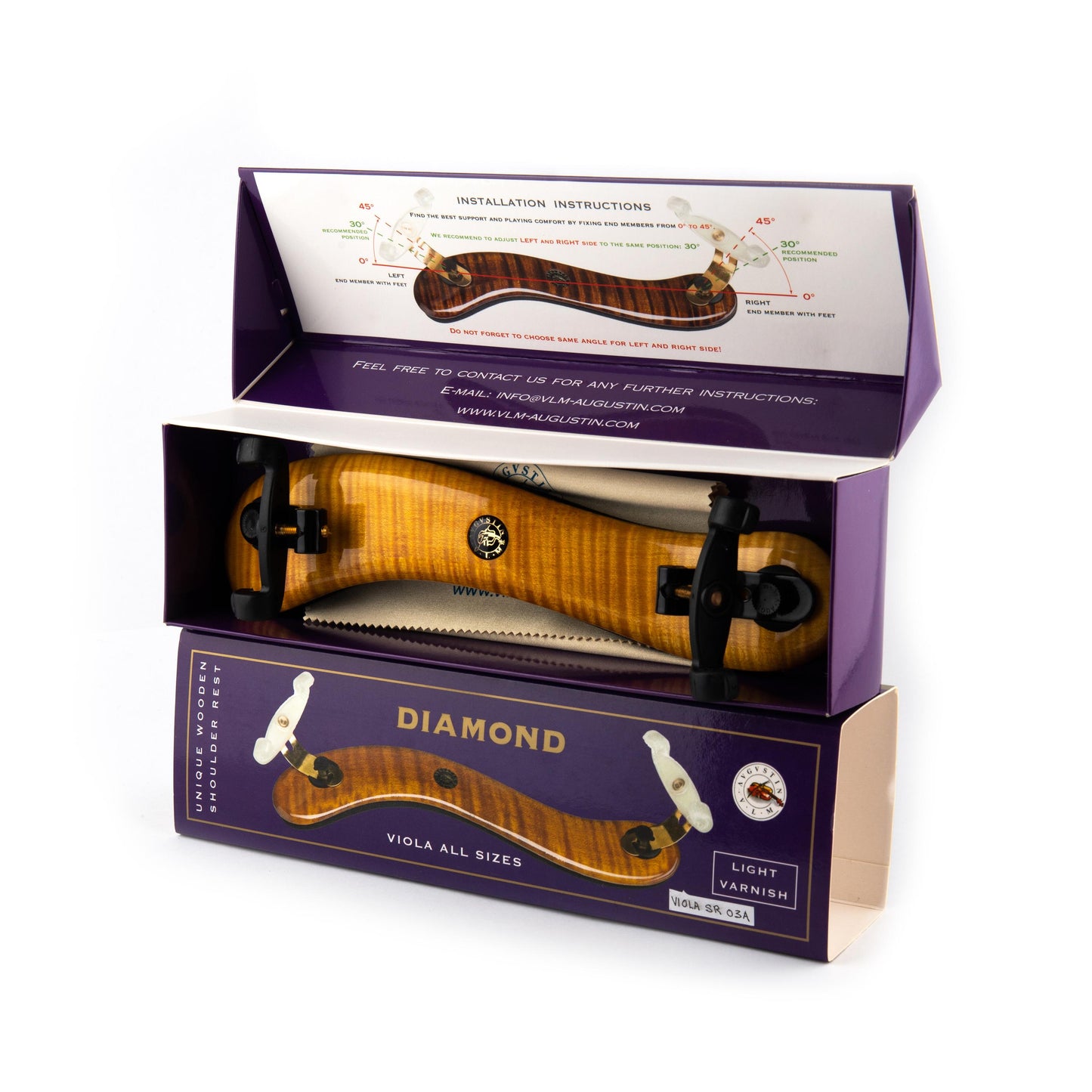 VLM-Violin-Diamond-Shoulder-Rest-Maple-Wood