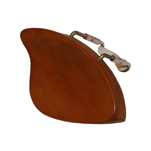 Violin-Chinrest-Boxwood-Dresden-Chrome-Clamp