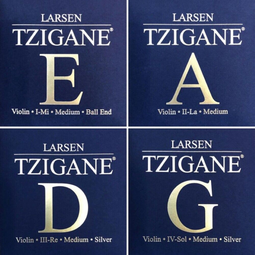 Larsen Tzigane Violin String Medium Set
